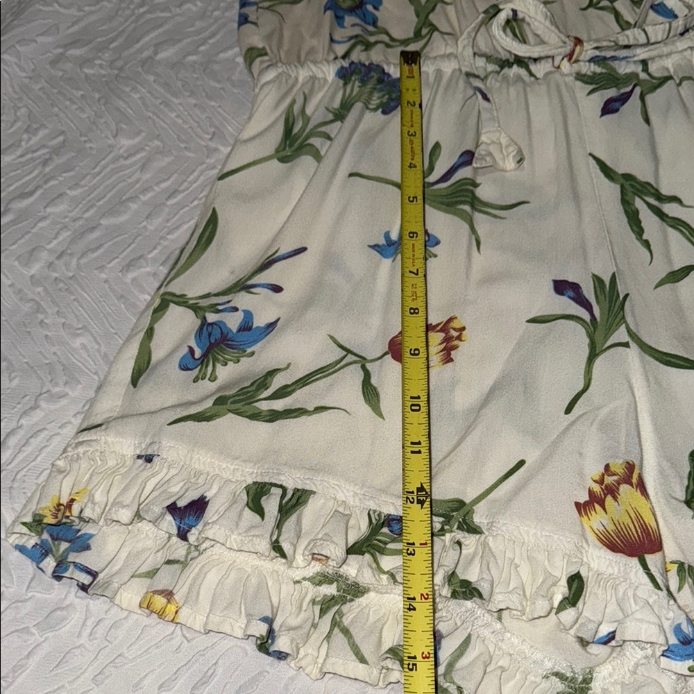 Piyama Floral Print Romper EUC S - Picture 5 of 8